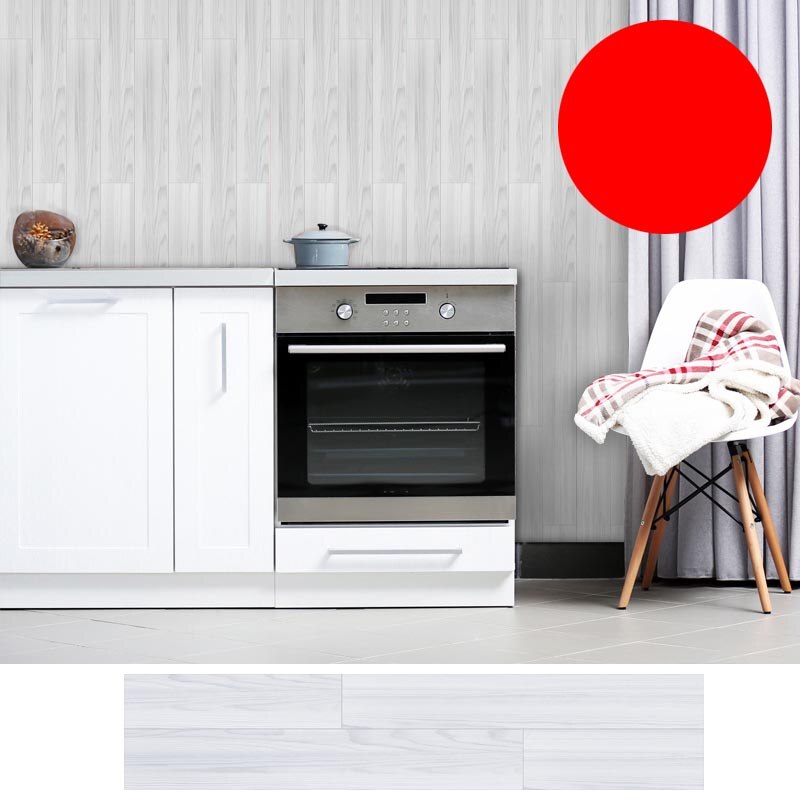 Tile Stickers 2x50m Bathroom Kitchen Wood Grain Wall Stick Waterproof Self Adhesive Removable DIY Paste Wall Decals Home Decor: E