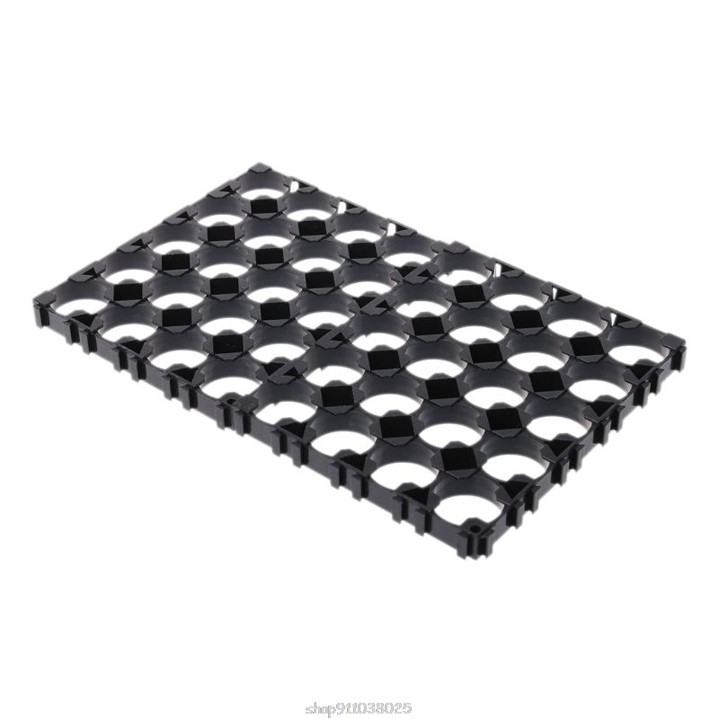 4x Black 18650 Battery 4x5 Cell Spacer Radiating Shell Pack Plastic Heat Holder Ja05 21