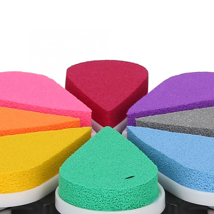 8 couleurs pétale forme calendrier livre Scrapbook coloré bricolage tampon encreur peinture accessoire bricolage tampon encreur