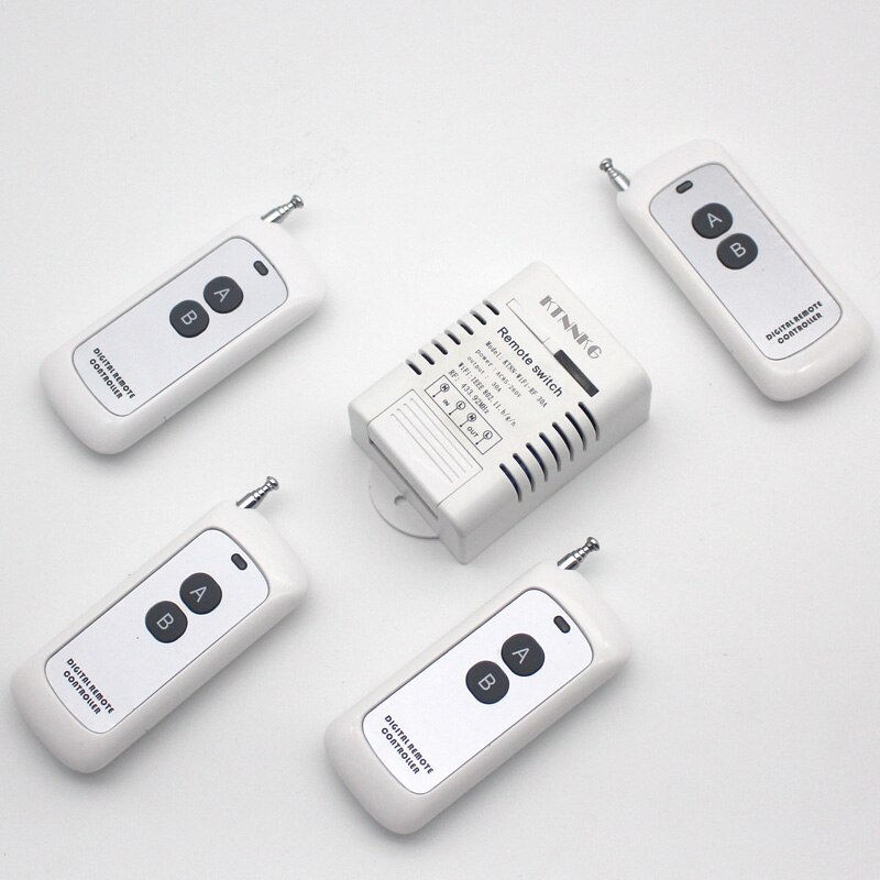 KTNNKG – interrupteur relais Wifi haute puissance 30A, 110-220V, 433MHz, pour chauffe-eau, sans fil, contrôle via application, pour maison intelligente: switch w 4RF