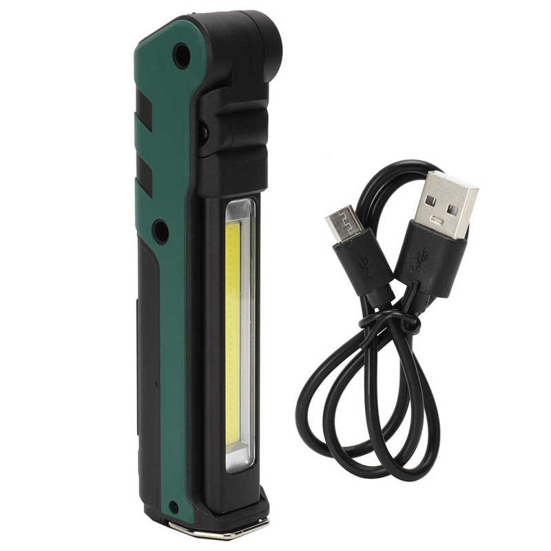 Linterna LED de trabajo, luz de reparación de automóviles, linterna USB para trabajo mecánico, uso doméstico y de emergencia, coche, Camping al aire libre