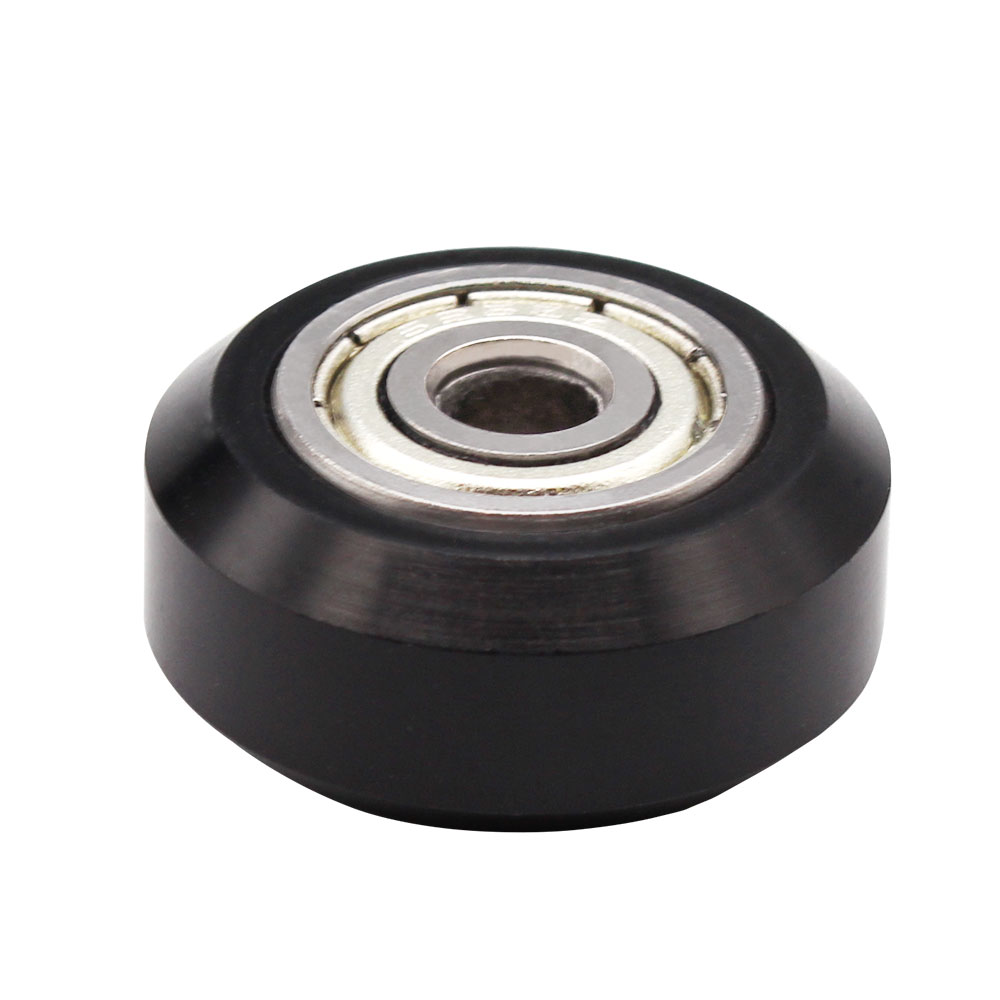 SIMAX3D 12/24pcs Black/Clear Polycarbonate/POM Wheel Plastic Pulley Wheel with 625ZZ Bearing for CR-10 Ender 3 Pro 3D Printer