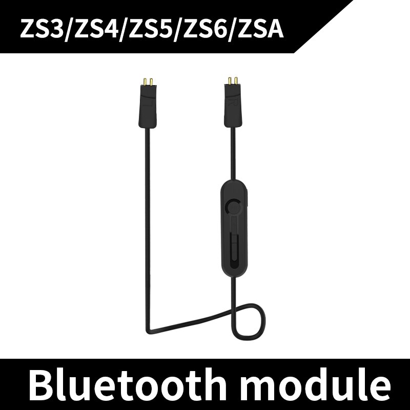 KZ-cable de auriculares Bluetooth 4,2, módulo de actualización de alta fidelidad, portátil, para colgar en la oreja, para KZ ZSTX/ZS4/ZS5/ZS6/ED16: A for ZS3ZS4ZS5