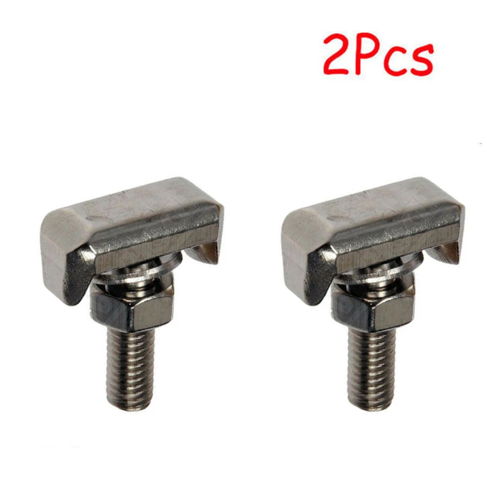 y de , 2 * conectores de terminales de Cable de batería, reemplazo de perno T para coche, acero inoxidable 19116852