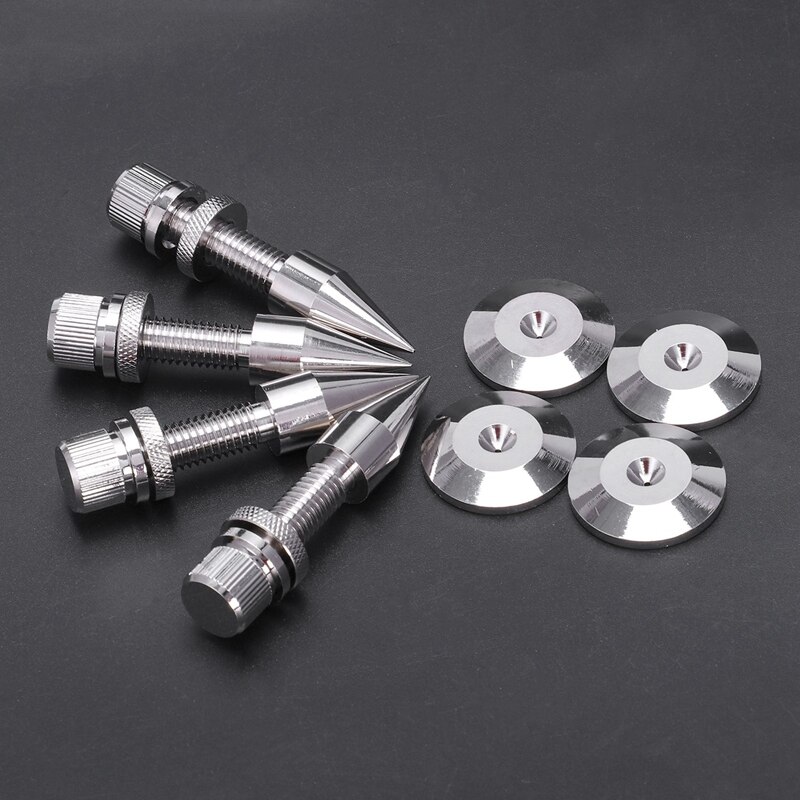 4 stuks luidsprekerspikes isolatiespikes standaard voet hifi luidspreker schokbestendige conus basis pads