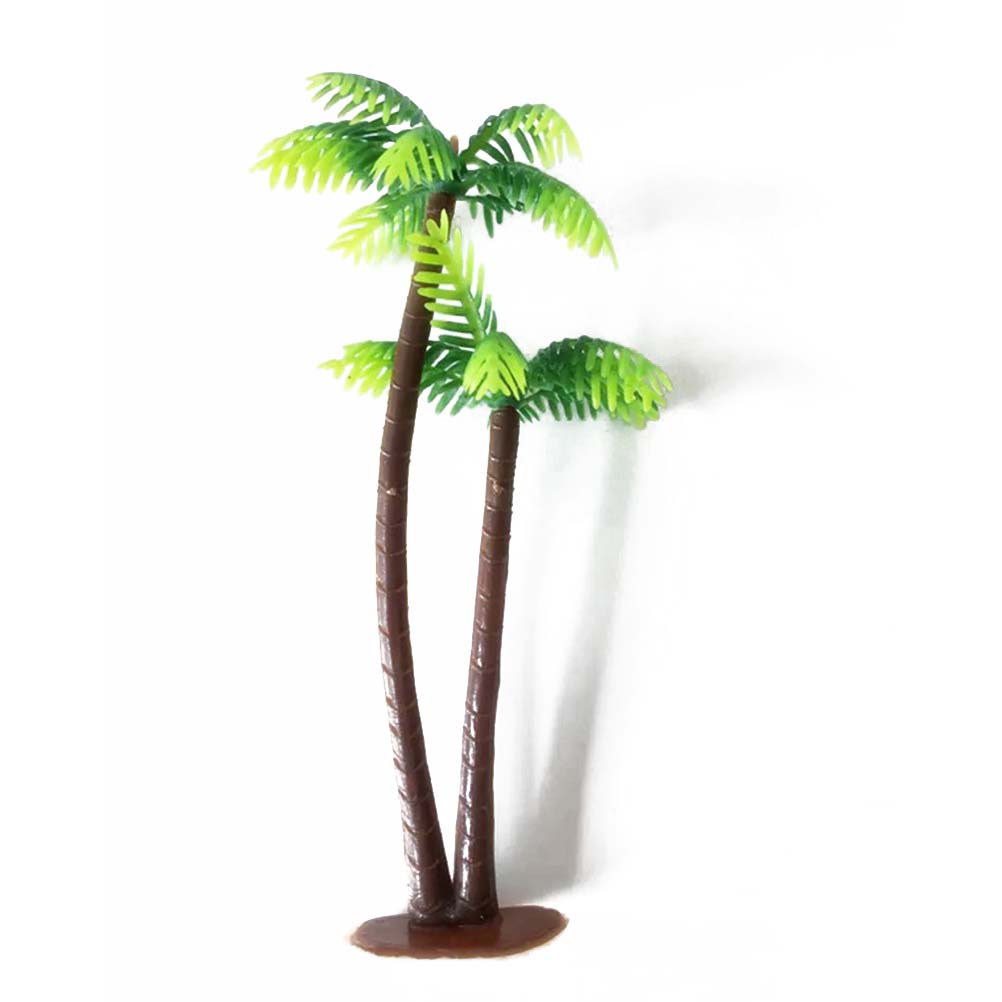 Plastic Simulated Coconut Palm Tree Miniature Plant Pots Fish Tank Bonsai Craft Artificial Plant Micro Landscape DIY Decor