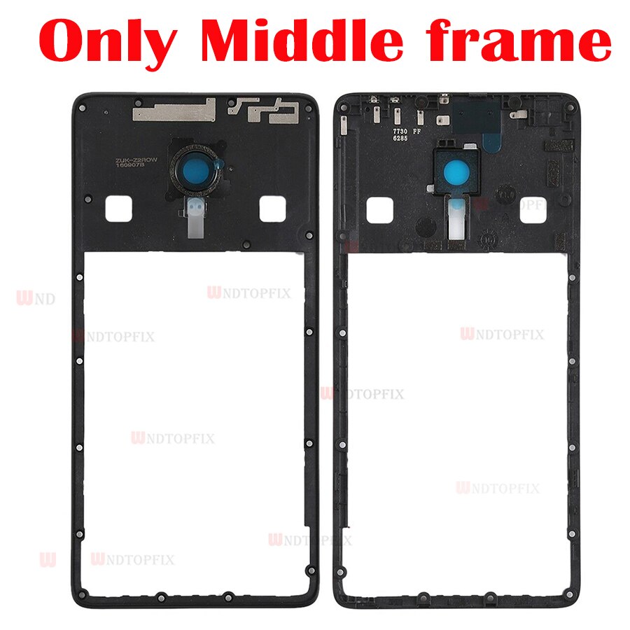 Back Cover Glass for Lenovo ZUK Z2 Pro - Middle Frame Replacement Housing