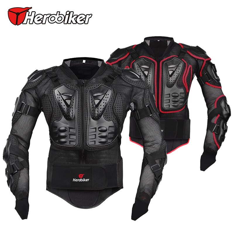 HEROBIKER Motorcycle Armor Motocross Off-Road Protector Motos Motobike Full Body Armors Jacket Protective S To XXXL