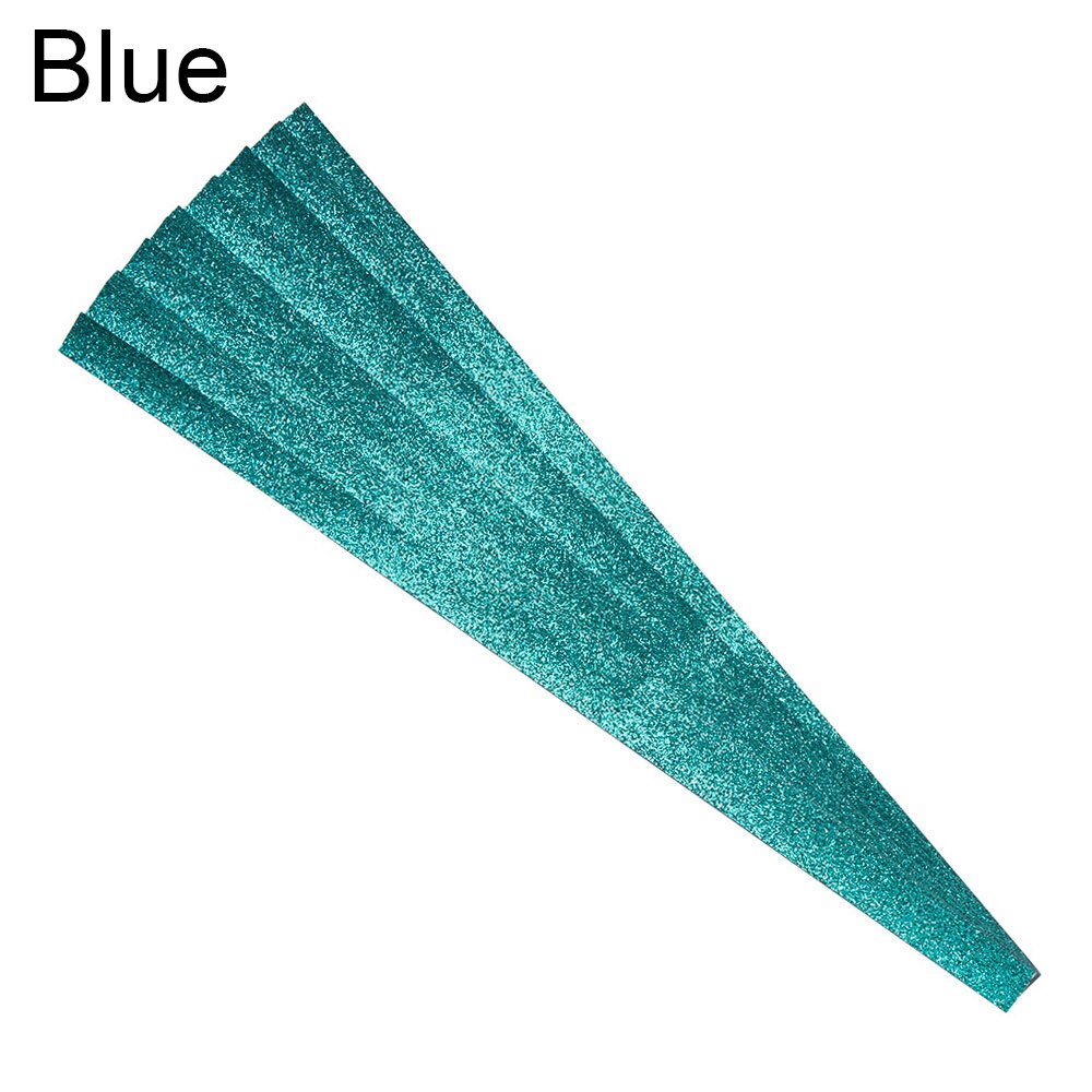 210pcs/lot Glow in Dark Lucky Star Origami Fluorescence Folding Strip Paper Best Wishes Handcraft Craft Paper Decor: 20pc Blue