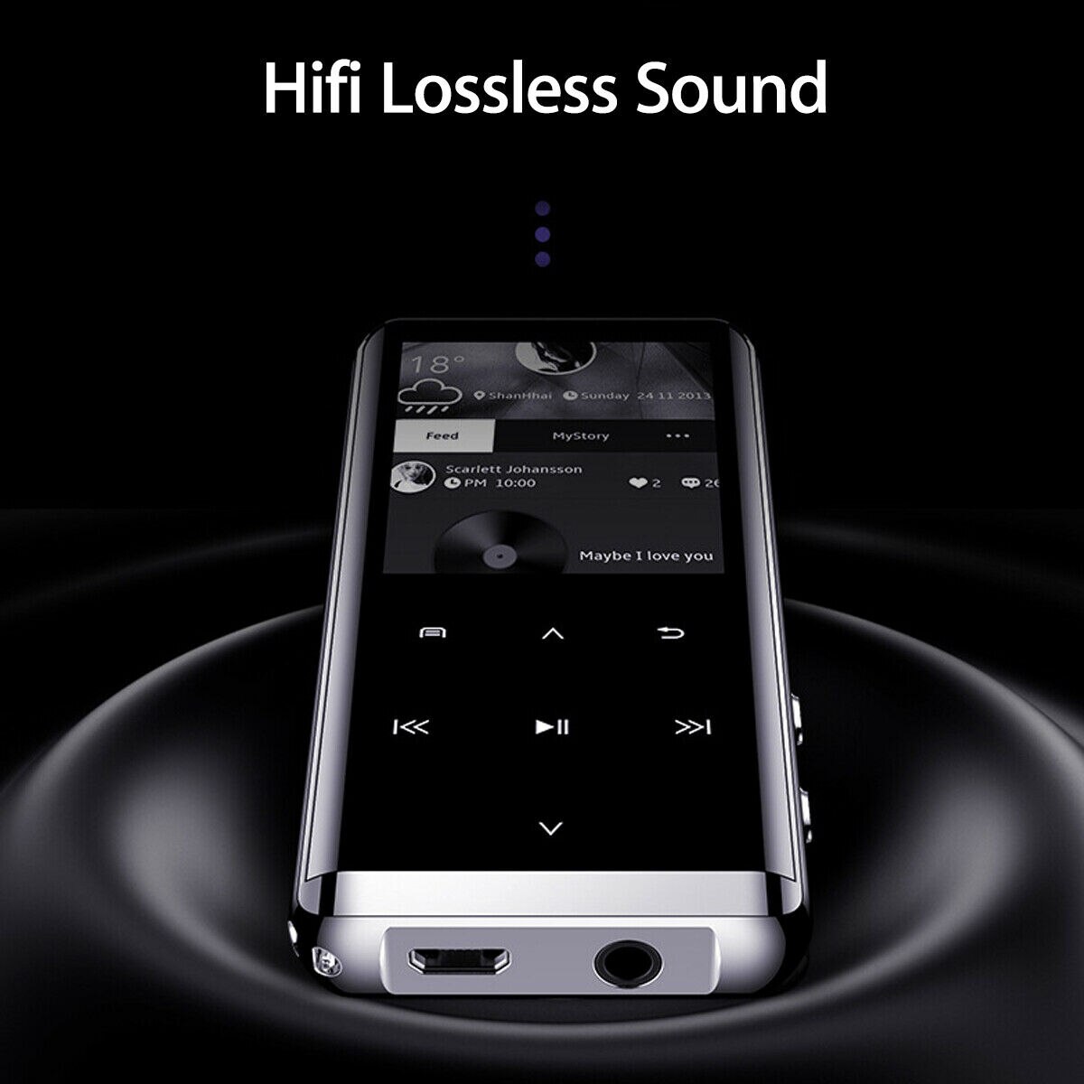 Bluetooth MP3 Player HIFI Sport Music Speakers Media FM Radio Recorder H-best