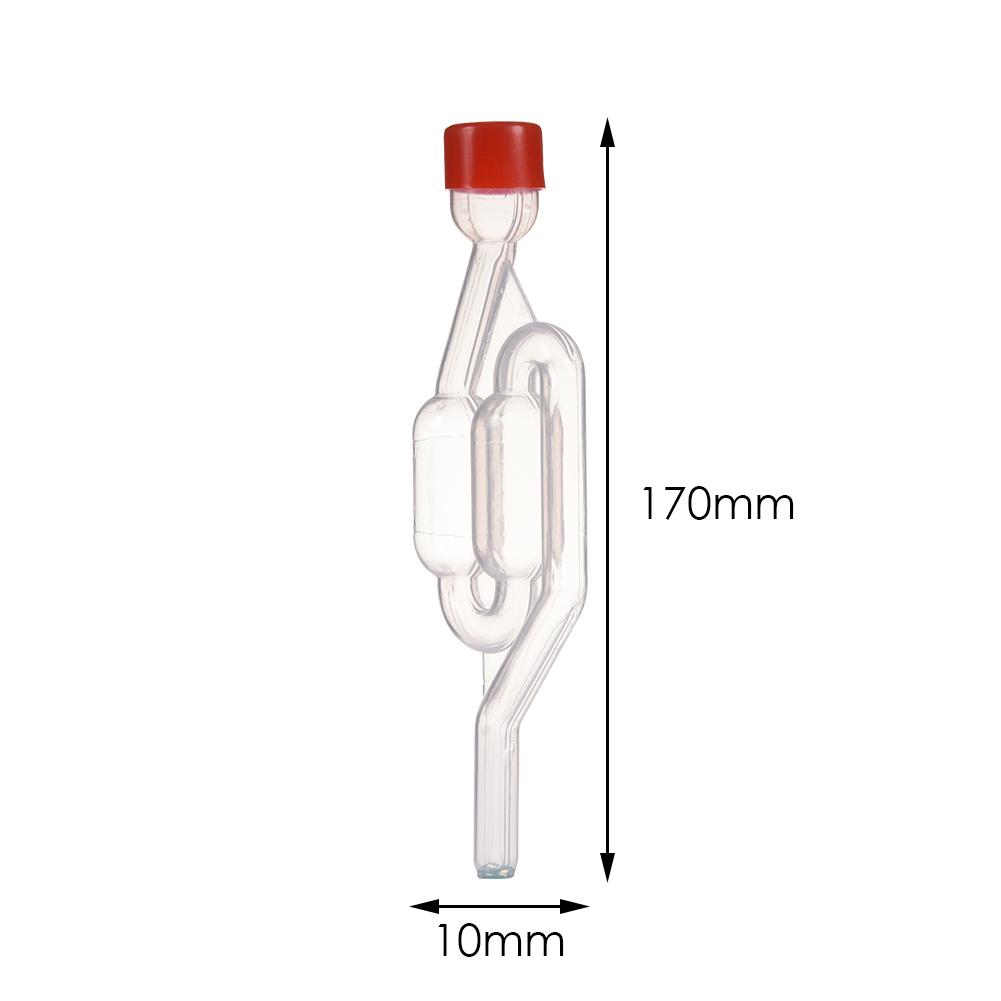 1/5pcs One Way Home Brew Wine Fermentation Airlock Sealed Plastic Air Lock Check Valve Water Sealed Valves Water Seal Exhaust
