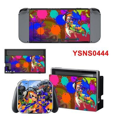 Splatoon 2 Aufkleber Nintend Schalter Haut NS Konsole Controller Vinyl Skins Decals Aufkleber Spiel Abdeckung Für NS: YSNS0444