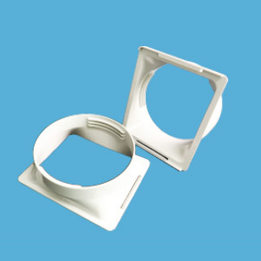 15cm Dia. Square Air Conditioner Exhaust Duct Interface Pipe Tube Connector Adapter Pipe Connector For Air Conditioner