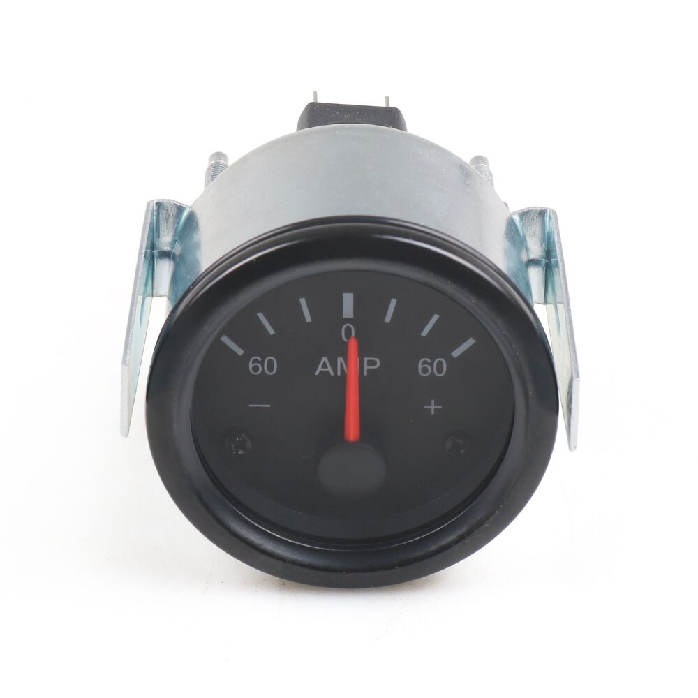 2 "52mm Auto 60-0-60 AMP Meter Pointer Amperemeter Gelb Licht AMP Gauge Auto Meter auto Gauge BX101931