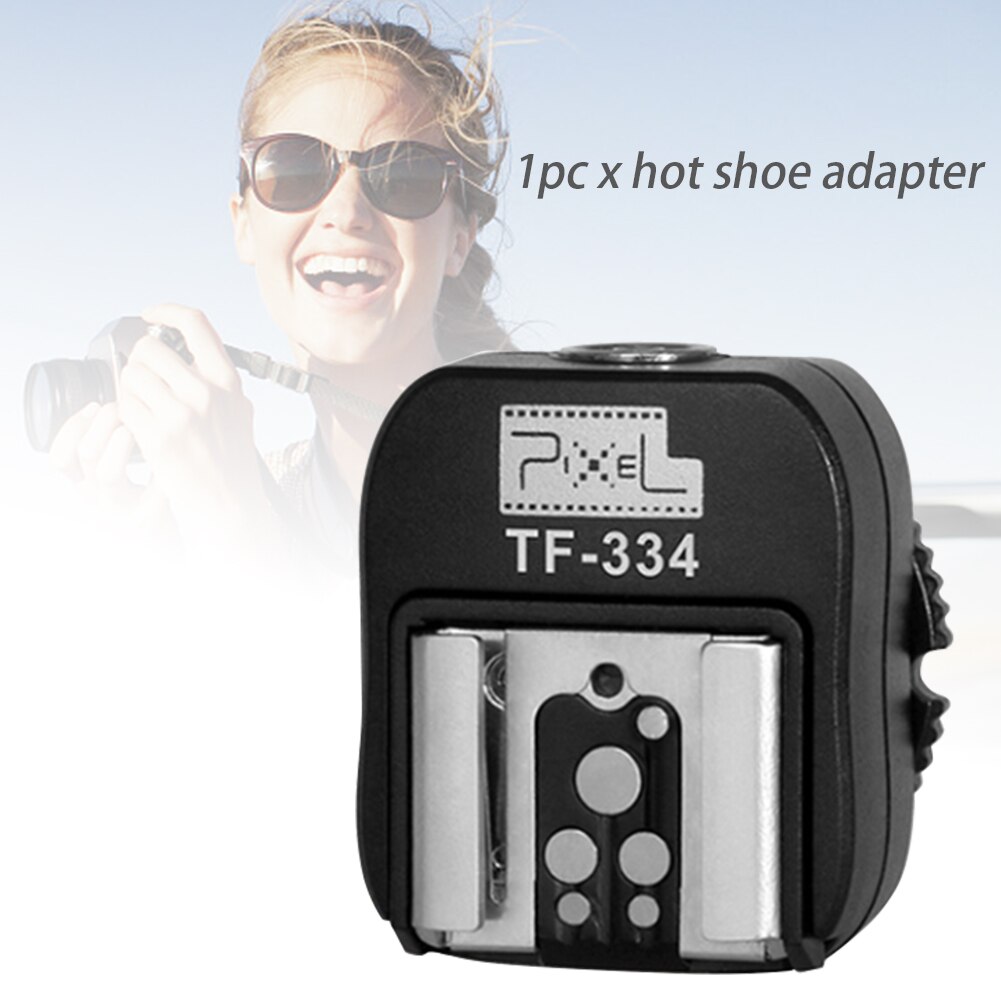 TF 334 adaptateur de chaussures chaudes noir convertisseur avec Port Pc caméra Flash accessoire Speedlite photographie Studio lumière pour Sony A7 RX1