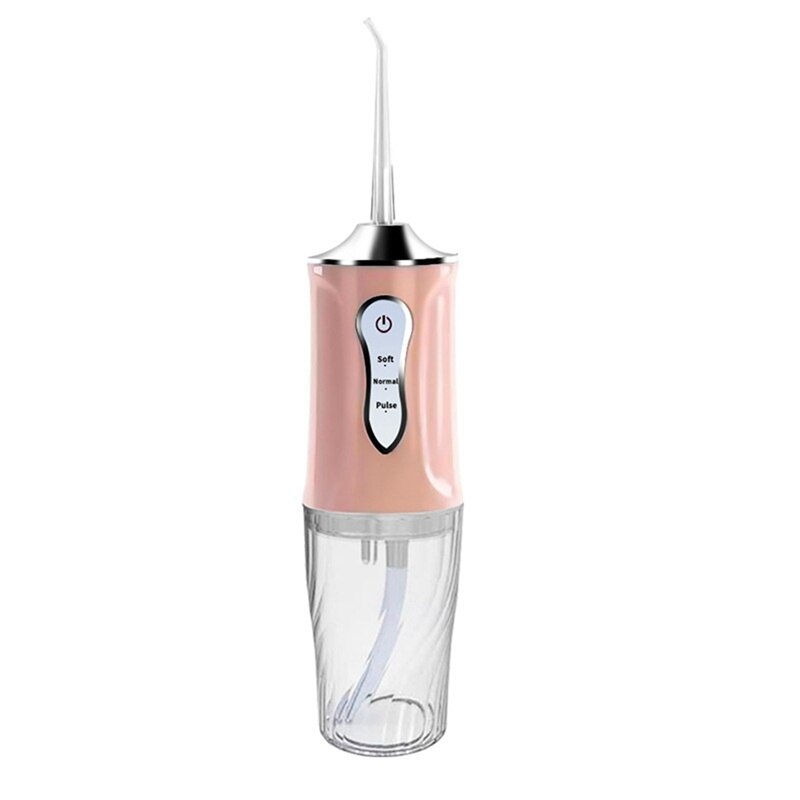 Elektrische Scaler Tragbare Zahn Reiniger Oral Reinigung Irrigator Hand Spüler Zähne Pflege Gerät: Rosa
