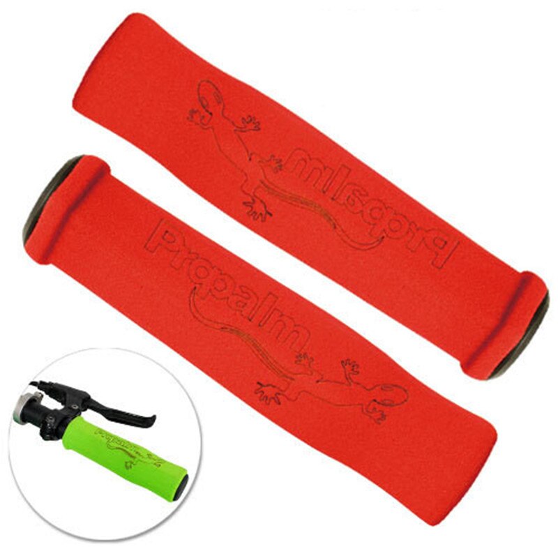 Propalm Bicycle Grips LightWeight Sponge Soft Bicycle Grips Sets for MTB bicycle Folding Bike Handlebar Anti-Skid Bike Grips: Red