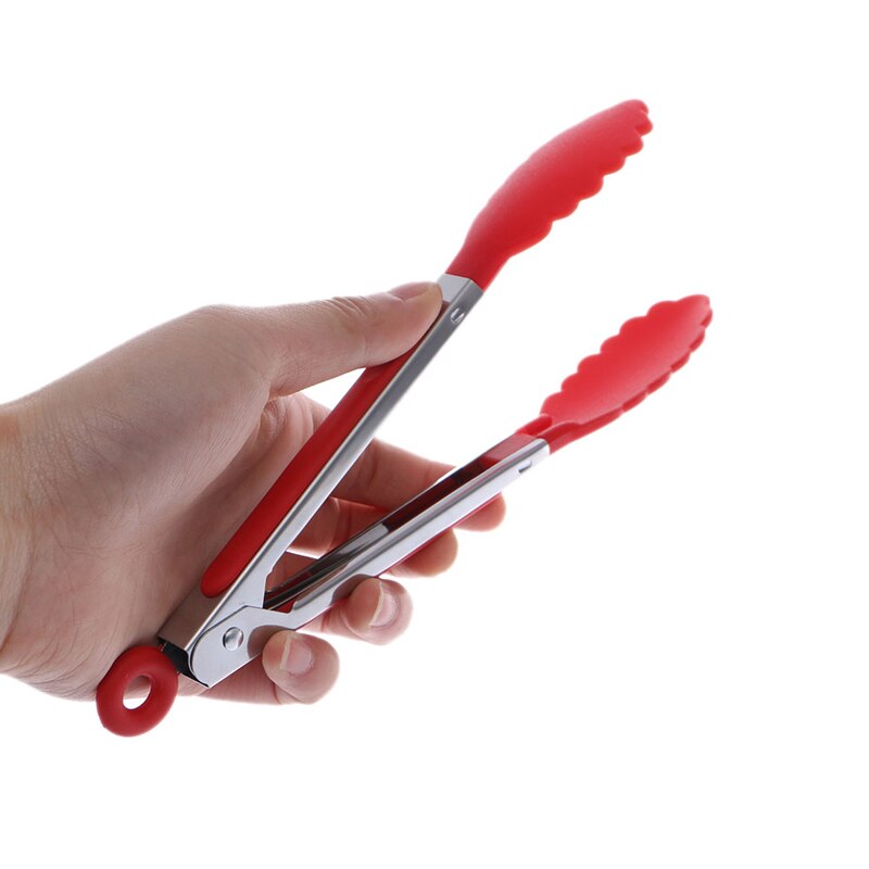 Pegador de comida para cozinha, ferramenta de aço inoxidável para servir comida e churrasco, 1 peça