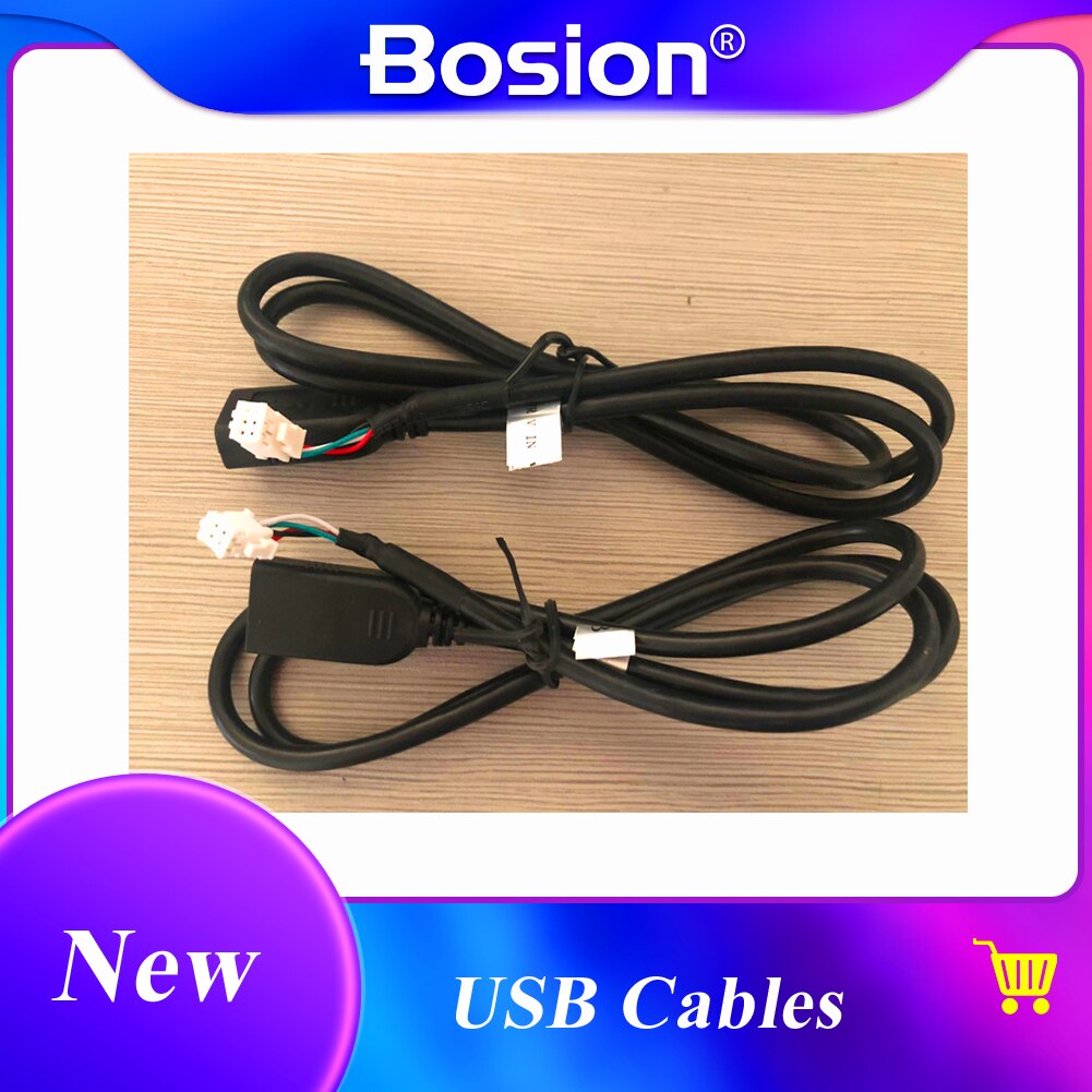 Cable USB para radio de coche android, conector adaptador de 4 y 6 pines, largo