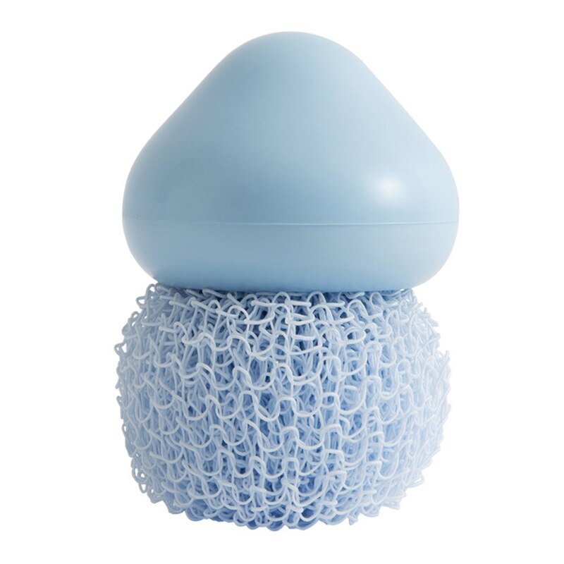 Boule de nettoyage en nuage, boule de fil de Nylon détachable, brosse de décontamination de la vaisselle de cuisine, boule de nettoyage Durable multicolore