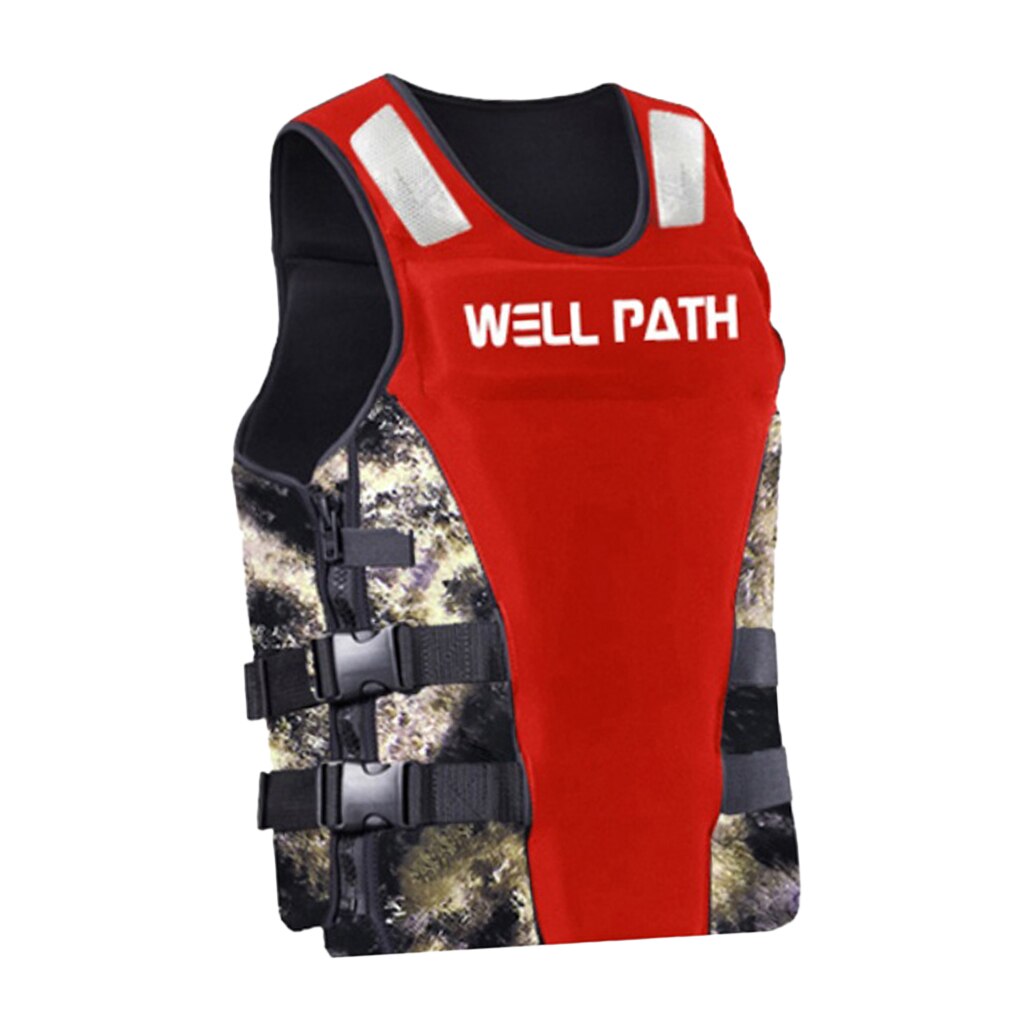 Kayak Canoe Boat Swimming Fishing Vest Buoyancy Aids: Red  2XL