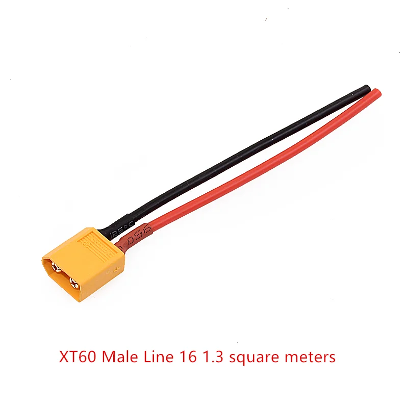 RC Batterij Oplader 18 AWG 16AWG 12AWG 10AWG XT60 XT90 EC5 Plug Mannelijke Vrouwelijke Verlengkabel Draad Connector 10 CM/20 CM/30 CM: Oranje / Lijn Connector