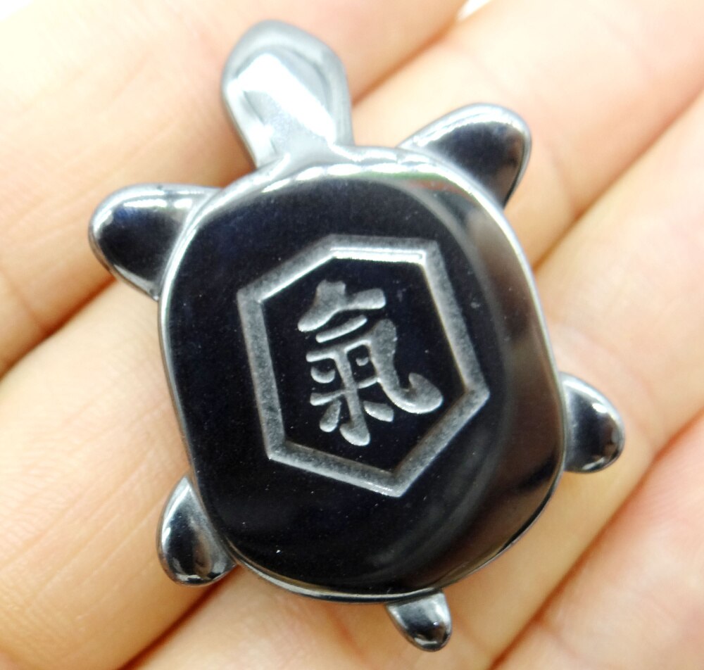 Natürliche Stein Titan Hämatit schildkröte anhänger perlen Edelstein für diy schmuck machen halskette Für Frauen Männer 1 stücke
