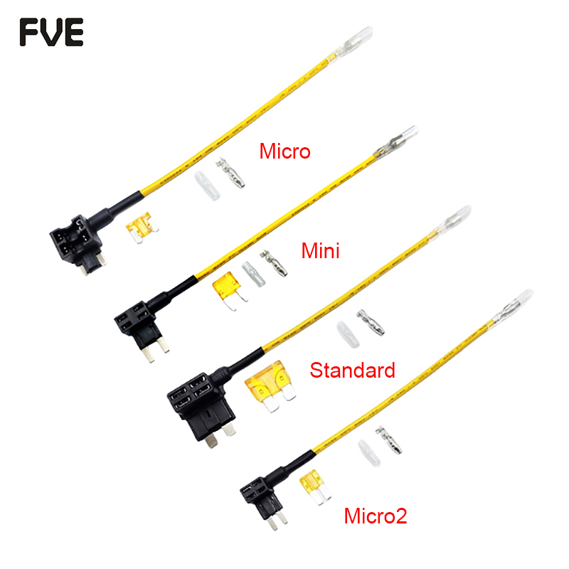 Portafusibles de hoja media estándar MINI micro de perfil bajo para coche, camión, barco, SUV, para instalación rápida y rápida, adaptador de tapa de fusible