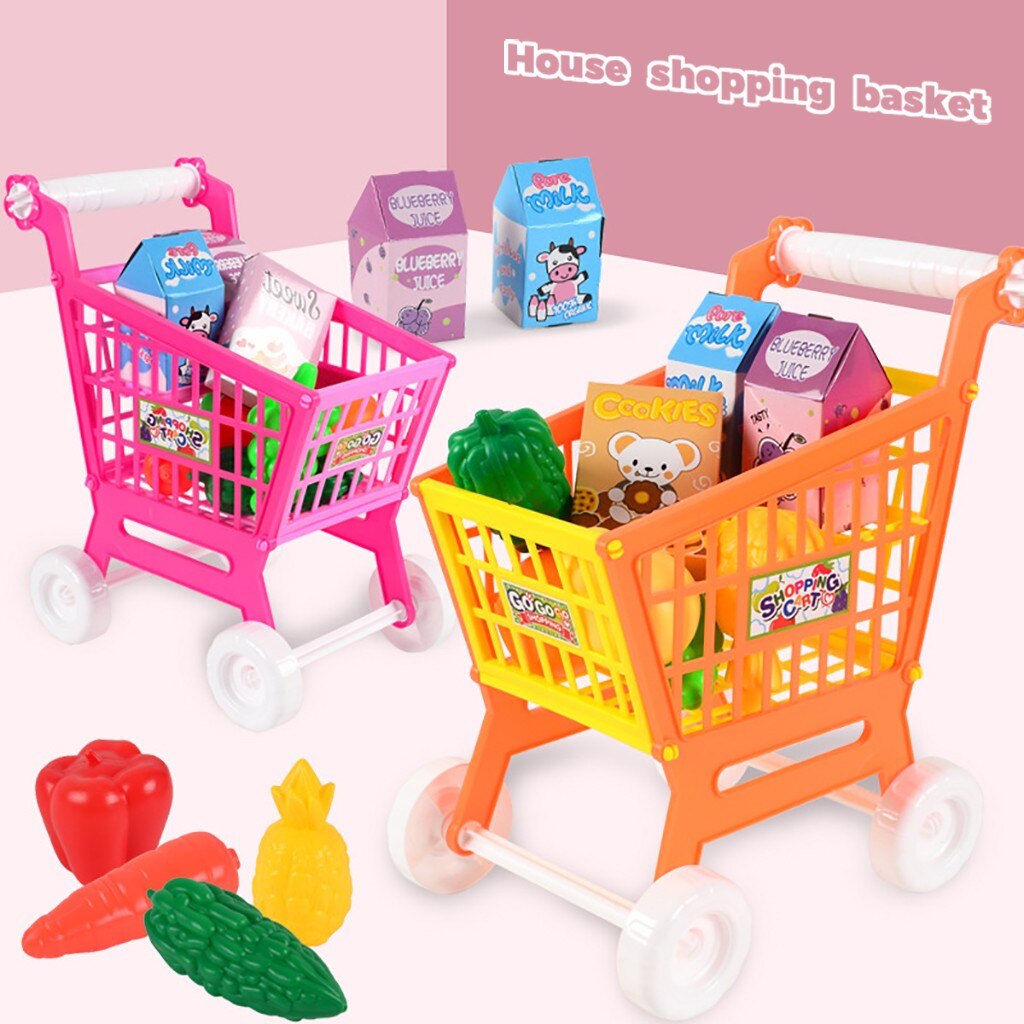 Speelgoed voor Kids Winkelwagen Fruit En Groenten Pretend Spelen Kinderen Kids Educatief Speelgoed Kinderen Grappig Speelgoed