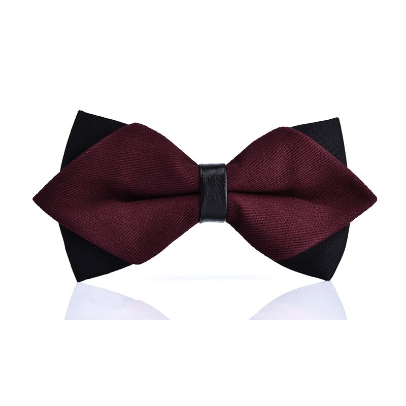 Accessoires pour hommes noir et rouge | Nouvelle avec nœud papillon, costume d'affaires formel, cérémonie de mariage: P27