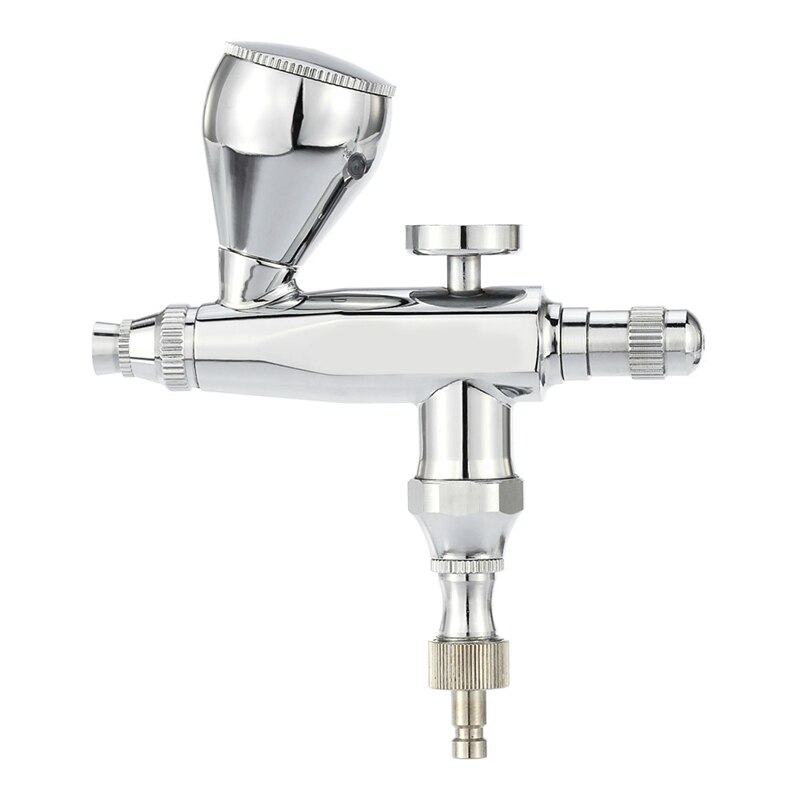 Mini airbrush kompressor 0.3mm 5 & 13cc maling single-action airbrush sandblaster til kage bilmodel makeup body paint