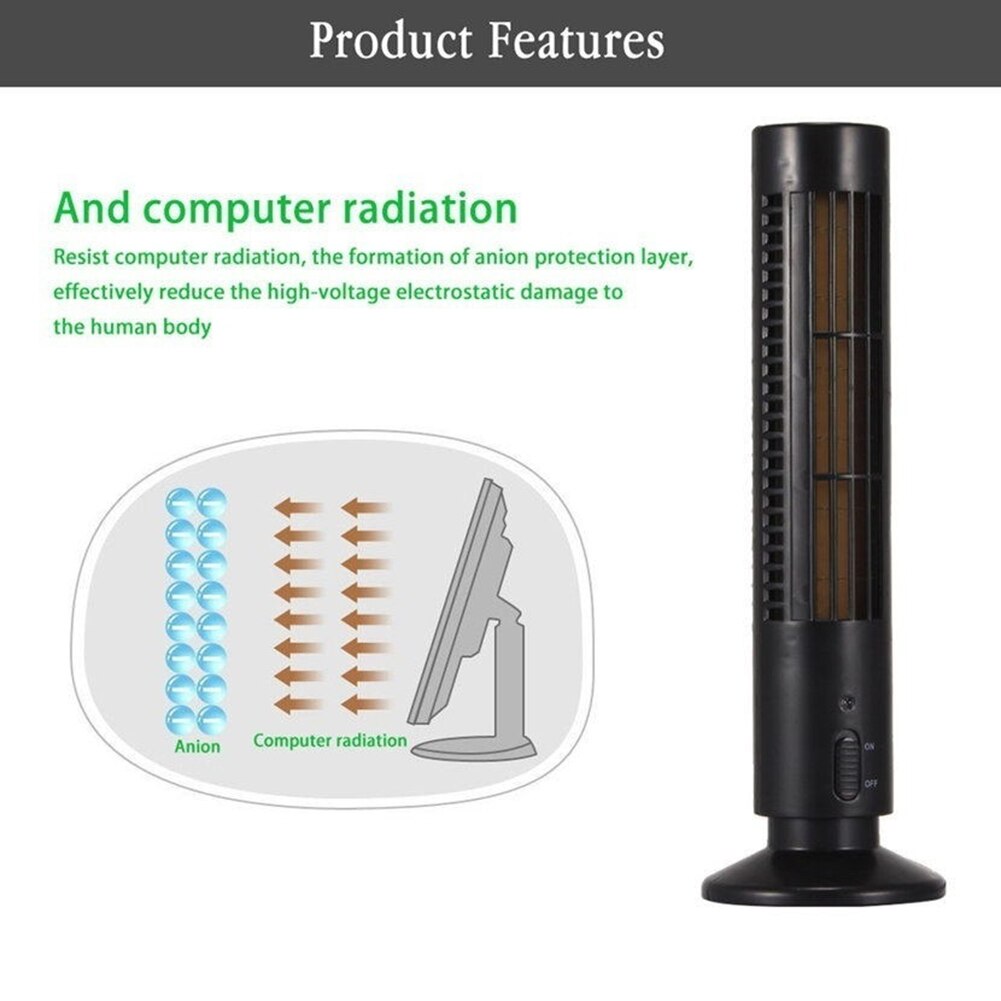 Portable Air Purifier Fresh Air Negative Ion Anion Smoke Dust Home Office Room Purify Cleaner Oxygen Bar Ionizer
