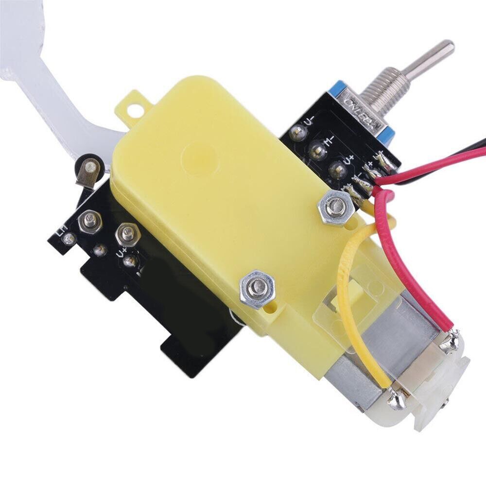 Acrylic Fully Assembled Useless Box Leave Alone Machine Turns Itself Off For Friends Families Black Party Toy DIY Box