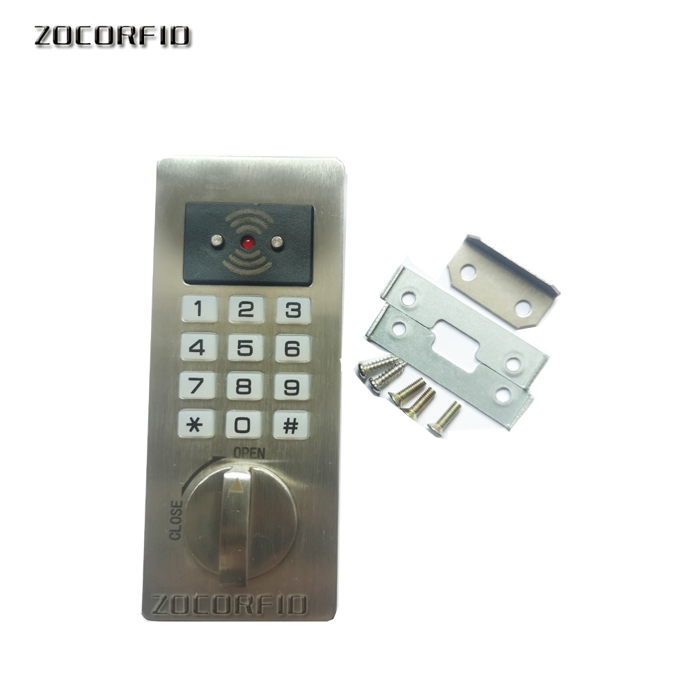125KHZ EM Stainless steel Panel Digital Electronic Intelligent Password Keypad Number Cabinet Door Code Lock
