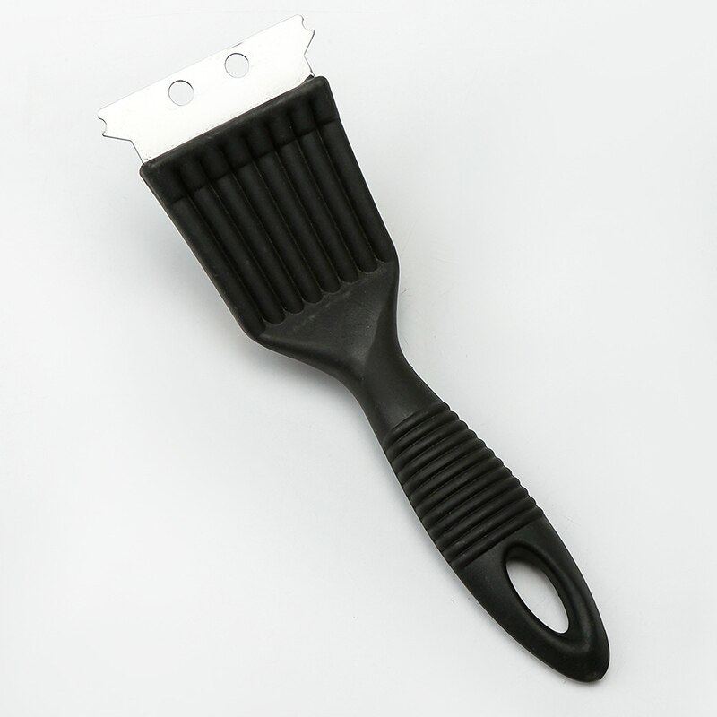 1pc grillborstels staalborstel antislip handvat grillreiniger kookgereedschap bbq accessoires
