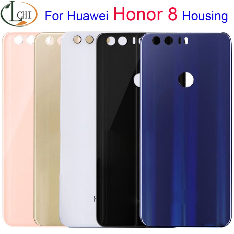 For Huawei honor 8 battery cover Door Back For Huawei honor 8 lite Battery Door Replacement Parts for honor 8lite Back Cover