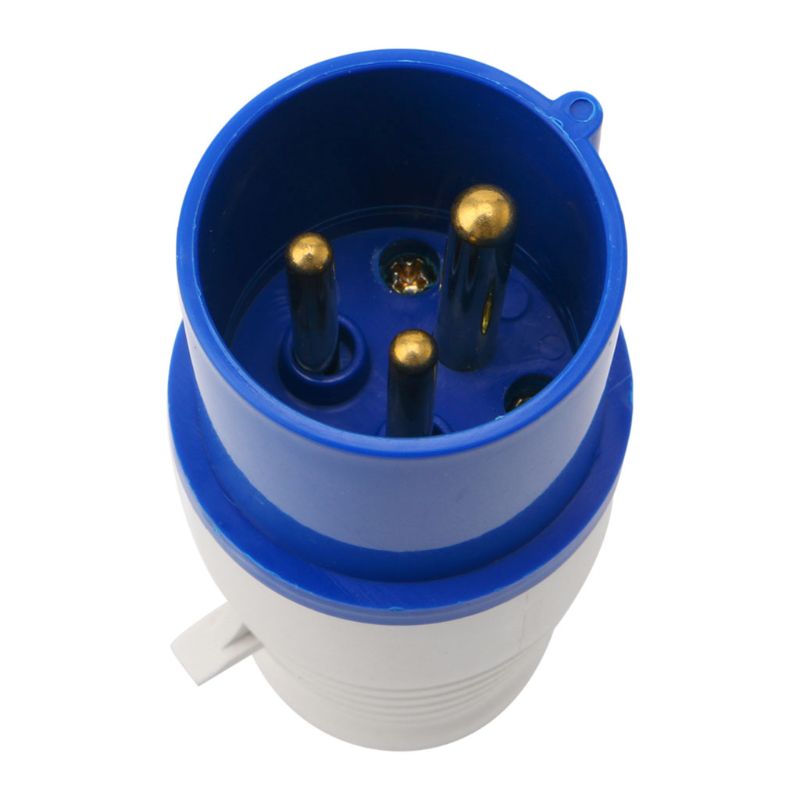 16 amp 3 ben industristik 220-250v vejrbestandige  ip44 2p+e 3 fase 16a y4qc
