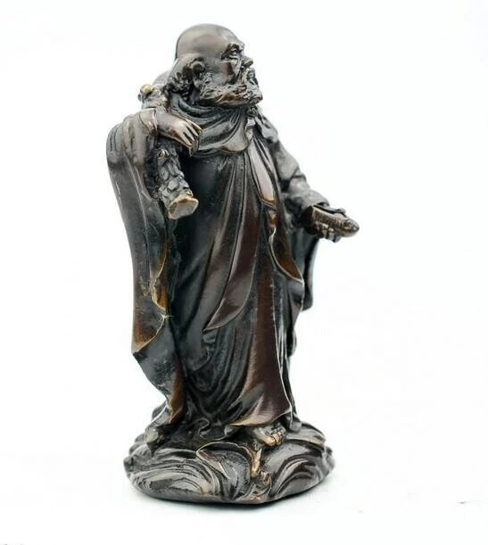 Beeldje Boeddhabeeld, Carving Standbeeld, Boeddha Decor