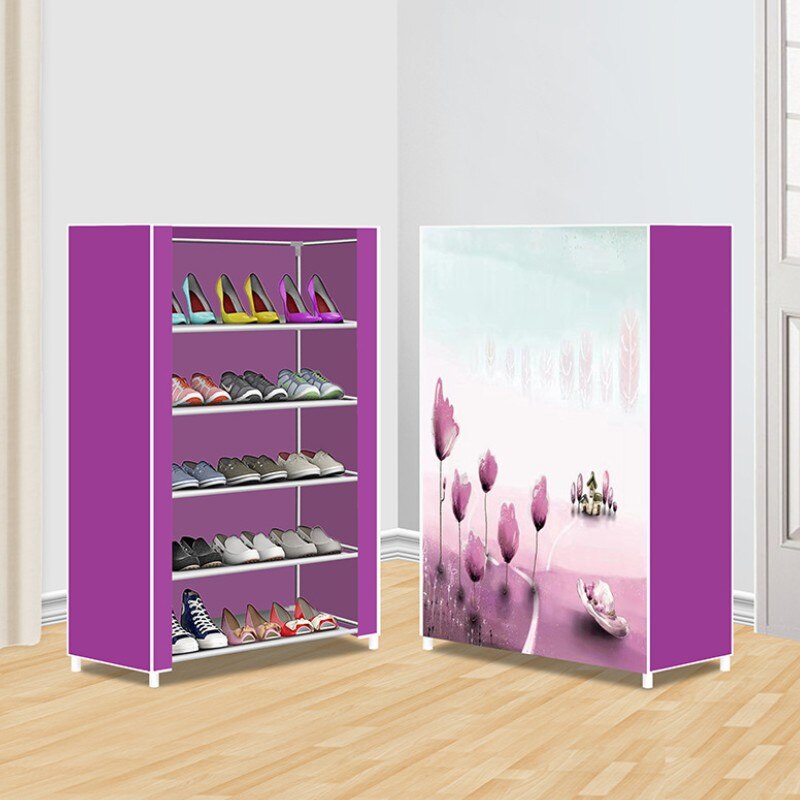 Multi-layer Shoe Rack Easy To Assemble Shoe Rack Portable Space Saving Household Furniture Shoe Rack Storage Rack Shoe Cabinet: A1