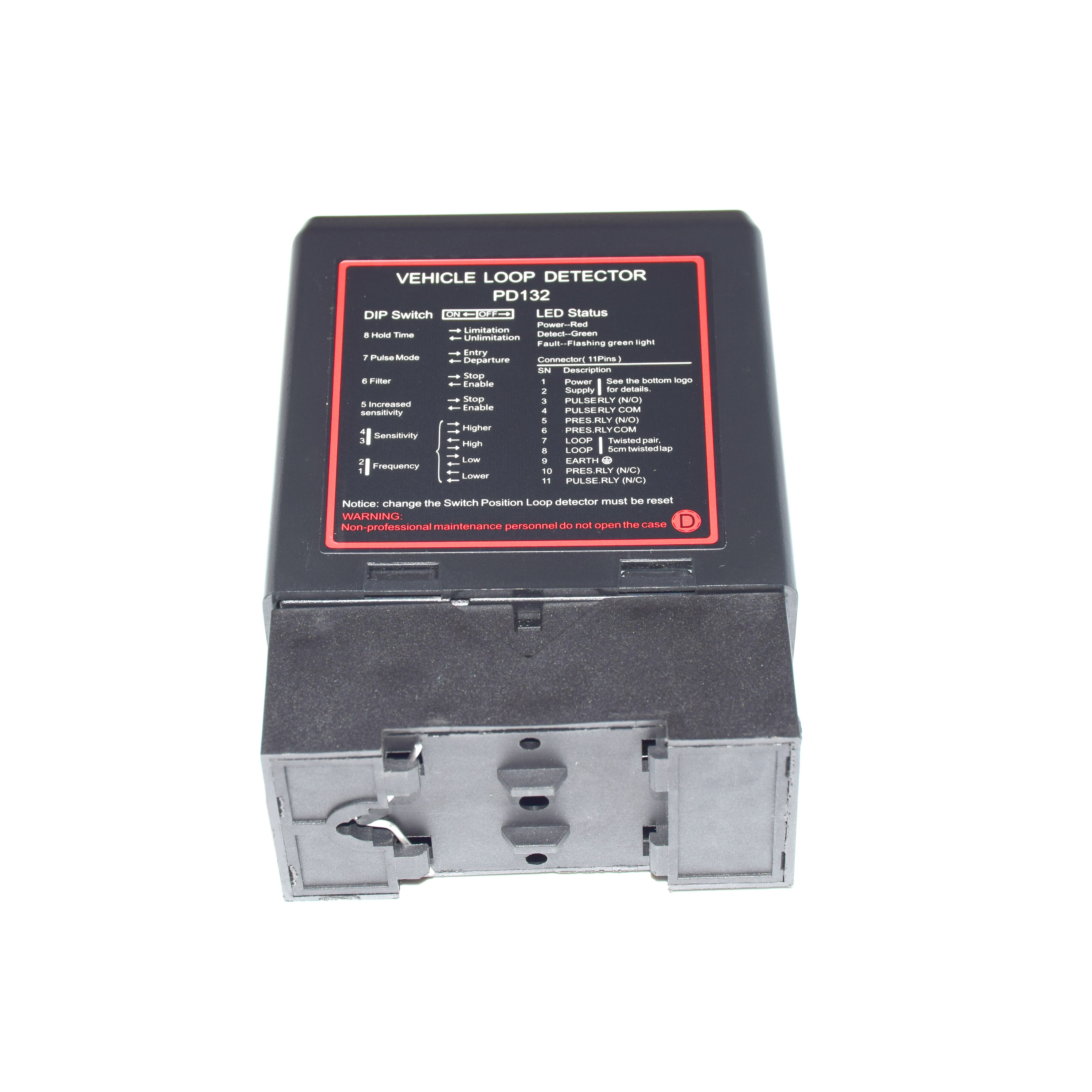 AC110V 220V Single channel vehicle loop detector for automatic car parking gate door opener