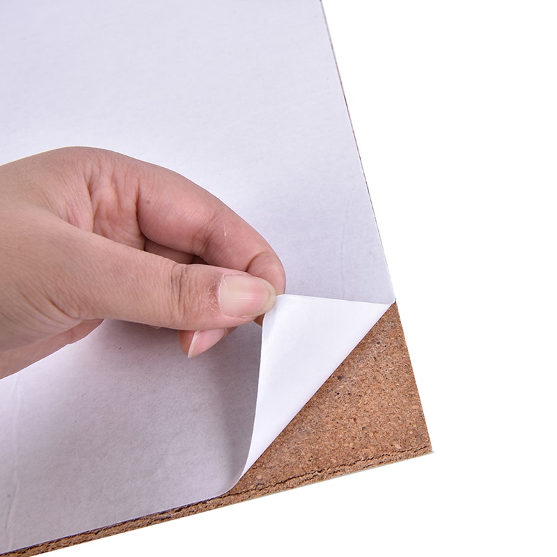 Kork oppslagstavle notat pin borde pute rammeløs 300 x 300 x 6mm fester inkludert notat produkt utstillingsbrett