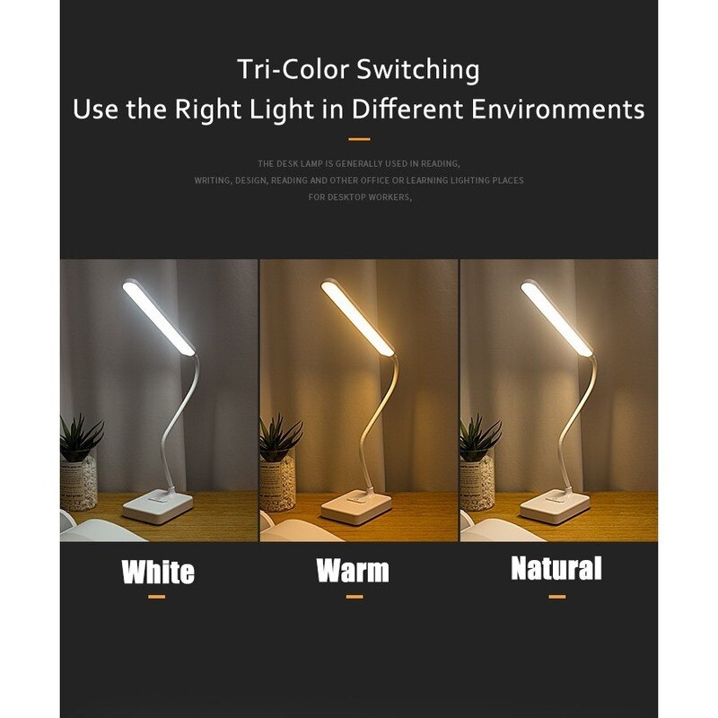Nestling Lampada da Scrivania LED, Protezione Gli Occhi Luce Scrivania