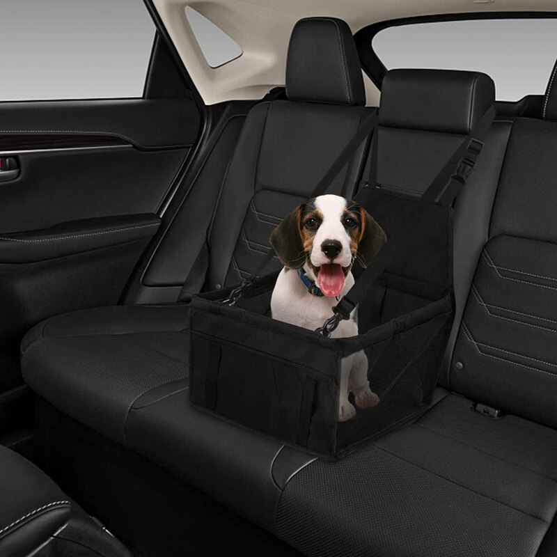 Hond Autostoel Voor Kleine En Middelgrote Honden Versterkte Muren En 3 Riemen Waterdichte Dog Car Seat Voor Rug En voorstoel