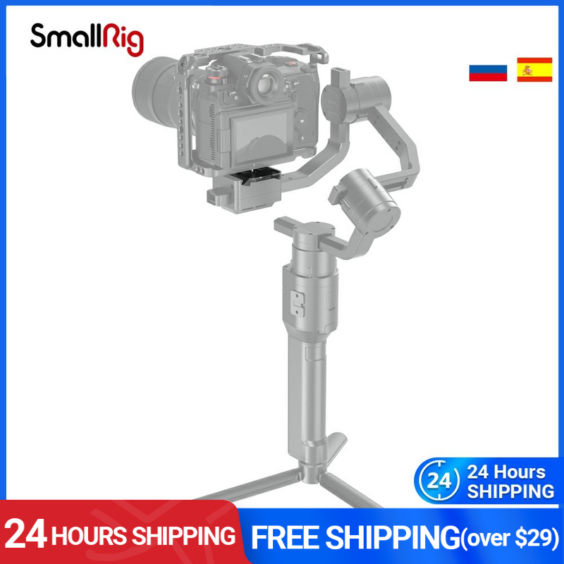 Smallrig liberação rápida placa de cauda de andorinha (manfrotto) para tripé/kit de placa de câmera dslr-1280