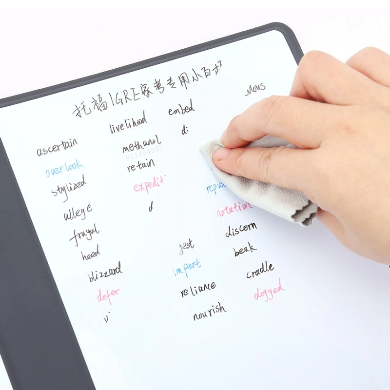 4/8 Stuks Uitwisbare Whiteboard Pen 0.5 Mm Fijne Punt Zwart/Blauw/Rood Schoolbord Marker School kantoor Kunst Schrijven Briefpapier Leraar