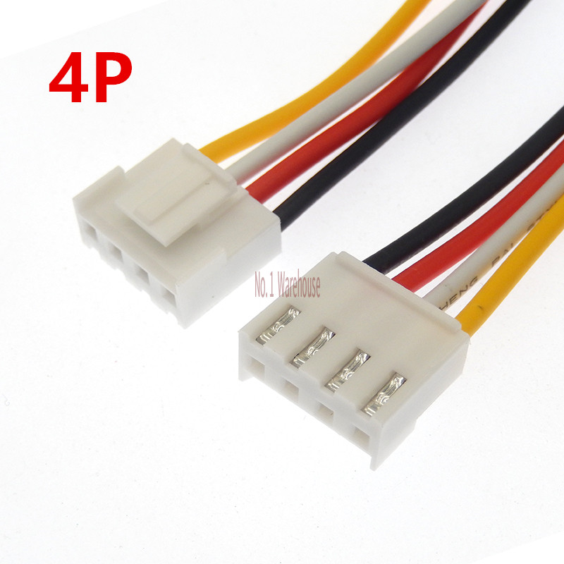 2/5PCS JST VH3.96 VH 3.96mm 100/200/300mm Female Housing Plug Connector Wire Cable 2 3 4 5 6 7 8 9 10Pin 22AWG Wire 20cm Length