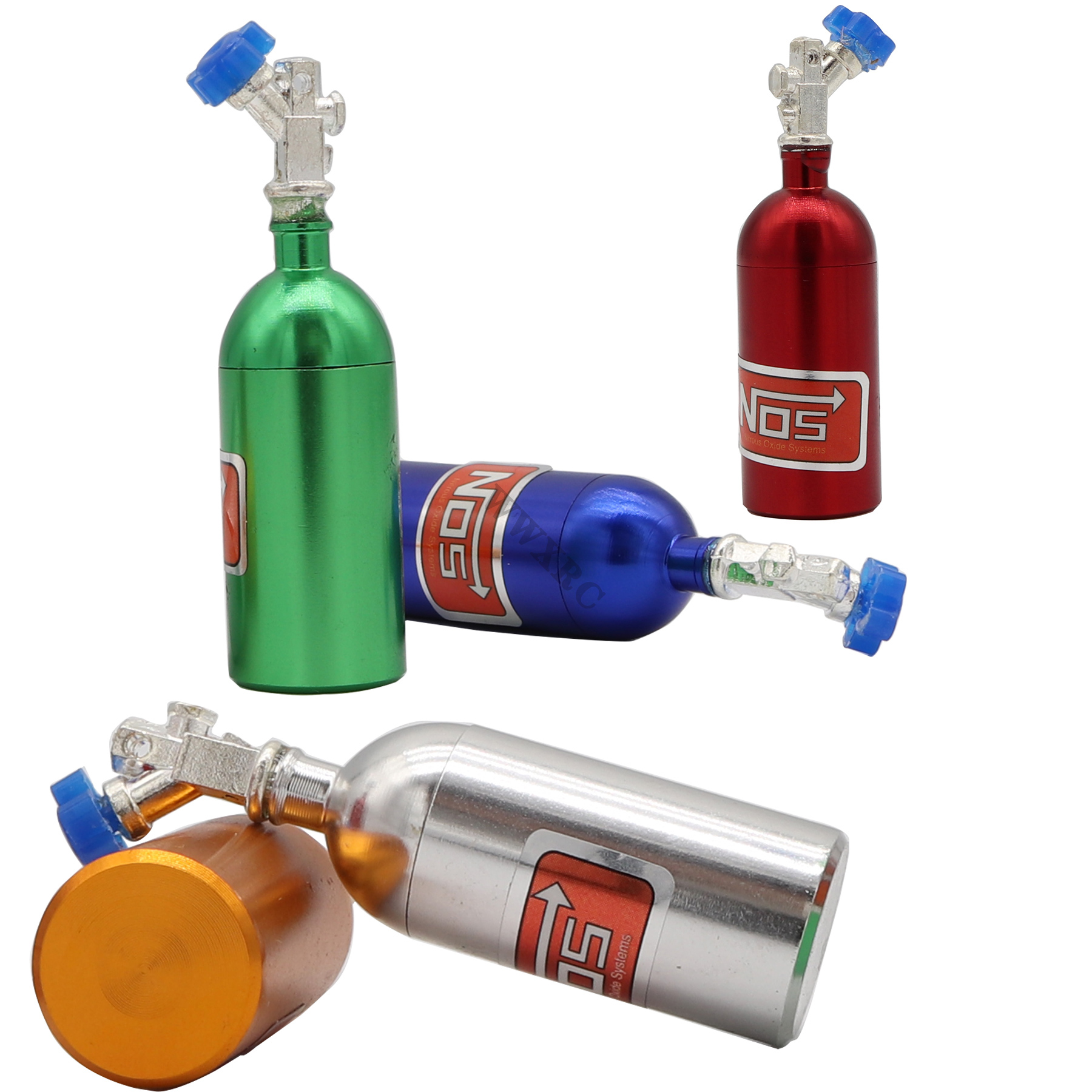 Metalen Gesimuleerde Nos Stikstof Fles Voor Wpl D12 B16 B24 B36 C14 C24 D42 Jjrc Q60 Q61 Mn D90 D91 MN99S Rc Auto Decoratie Onderdelen