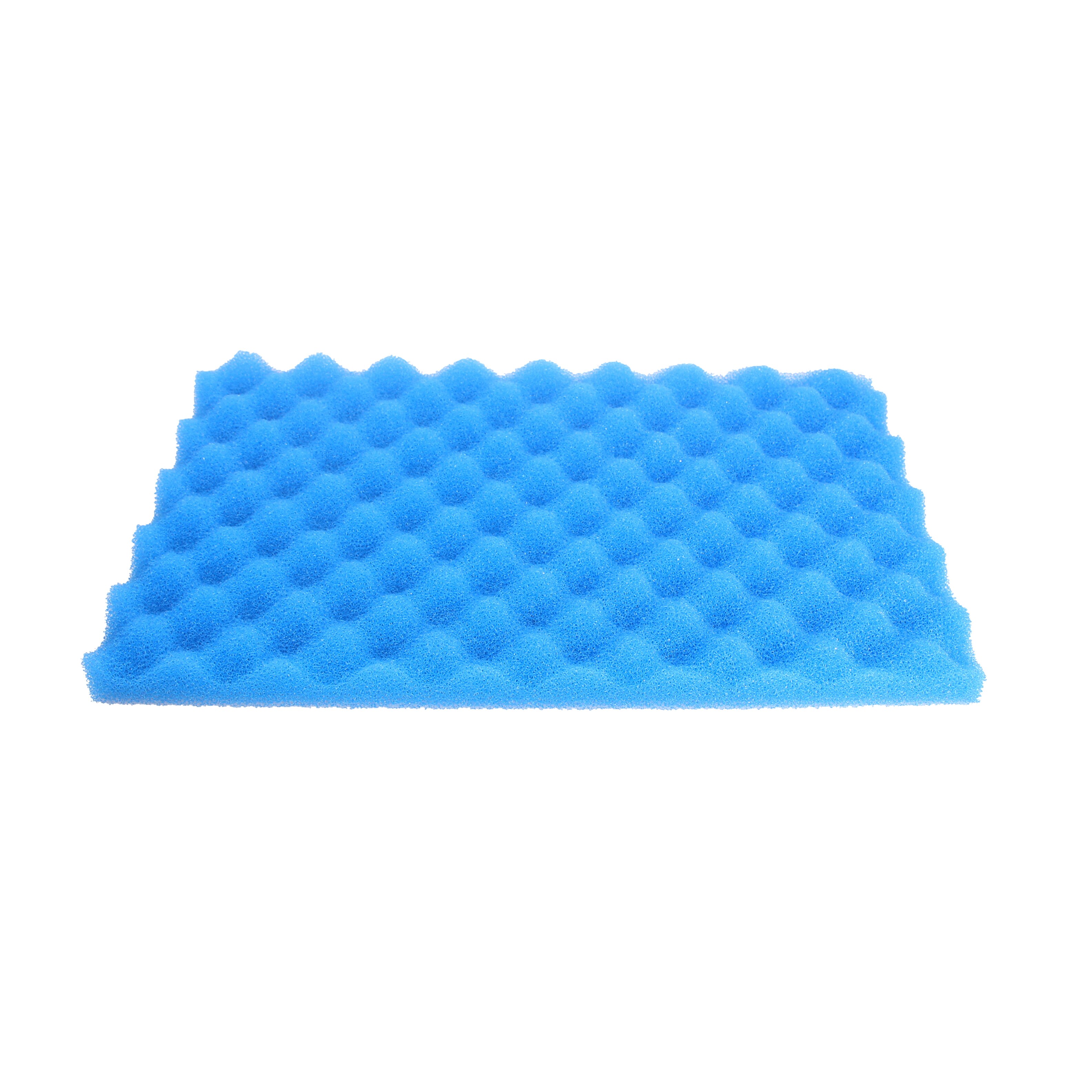 Garden Fish Pond Filter Foam Floss Pad Set 17" x 11" (1x Black Coarse, 1x Blue Medium, 1x Green Fine, 1x Carbon, 3x Poly)