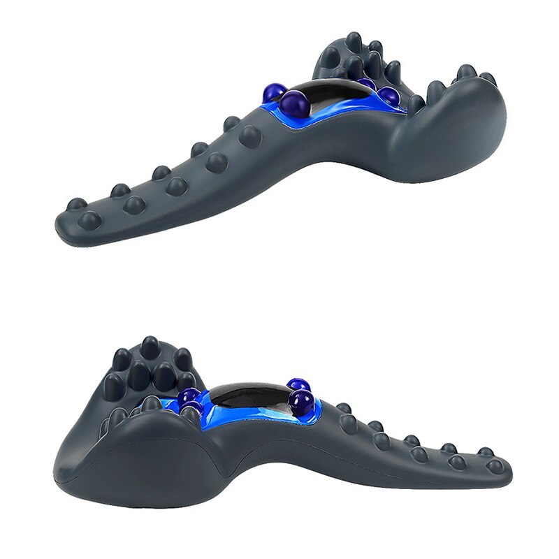 Correct Cervical Vertebra Lumbar Traction Straight Spine Spine Relax Back Neck Massage Pillow Board Brace Back Stretching Device