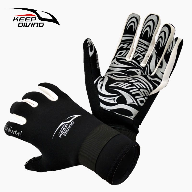 Gants professionnels en néoprène 2MM pour la plongée en apnée, équipement et antidérapant, combinaison humide